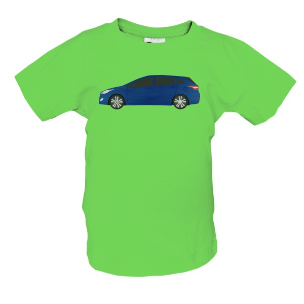 Tričko s potiskem Dětské tričko - Auto modré