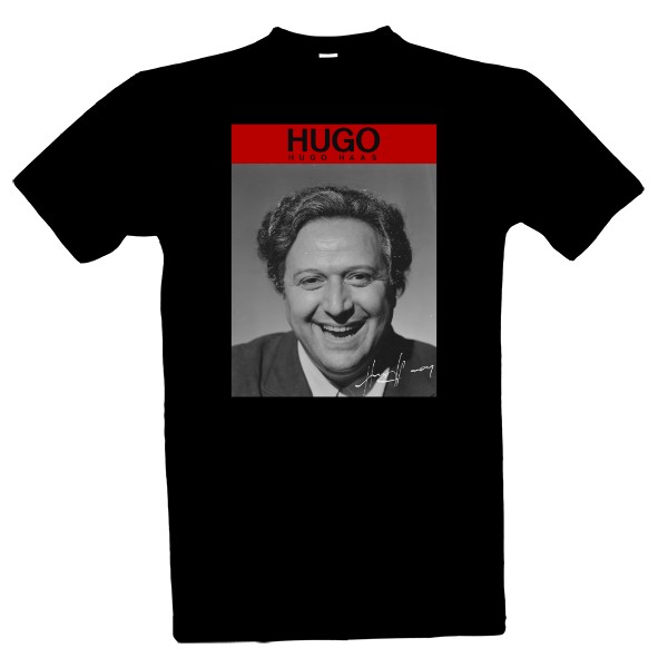 Tričko s potiskem Hugo Haas