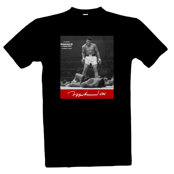 Tričko s potiskem Muhammad Ali